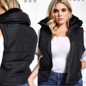 Cozy Faux Fur Puffer Vest